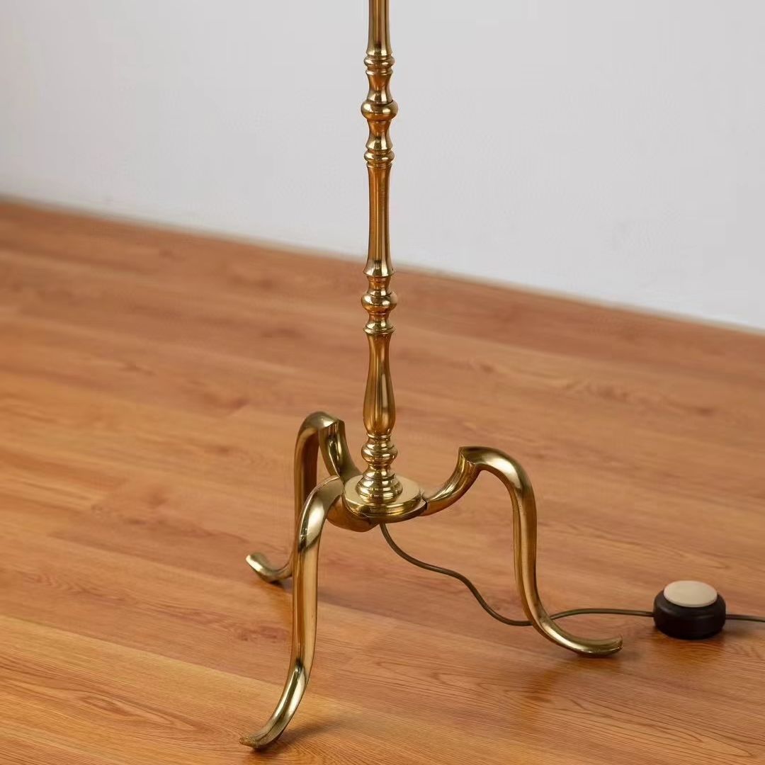 brass floor lamp