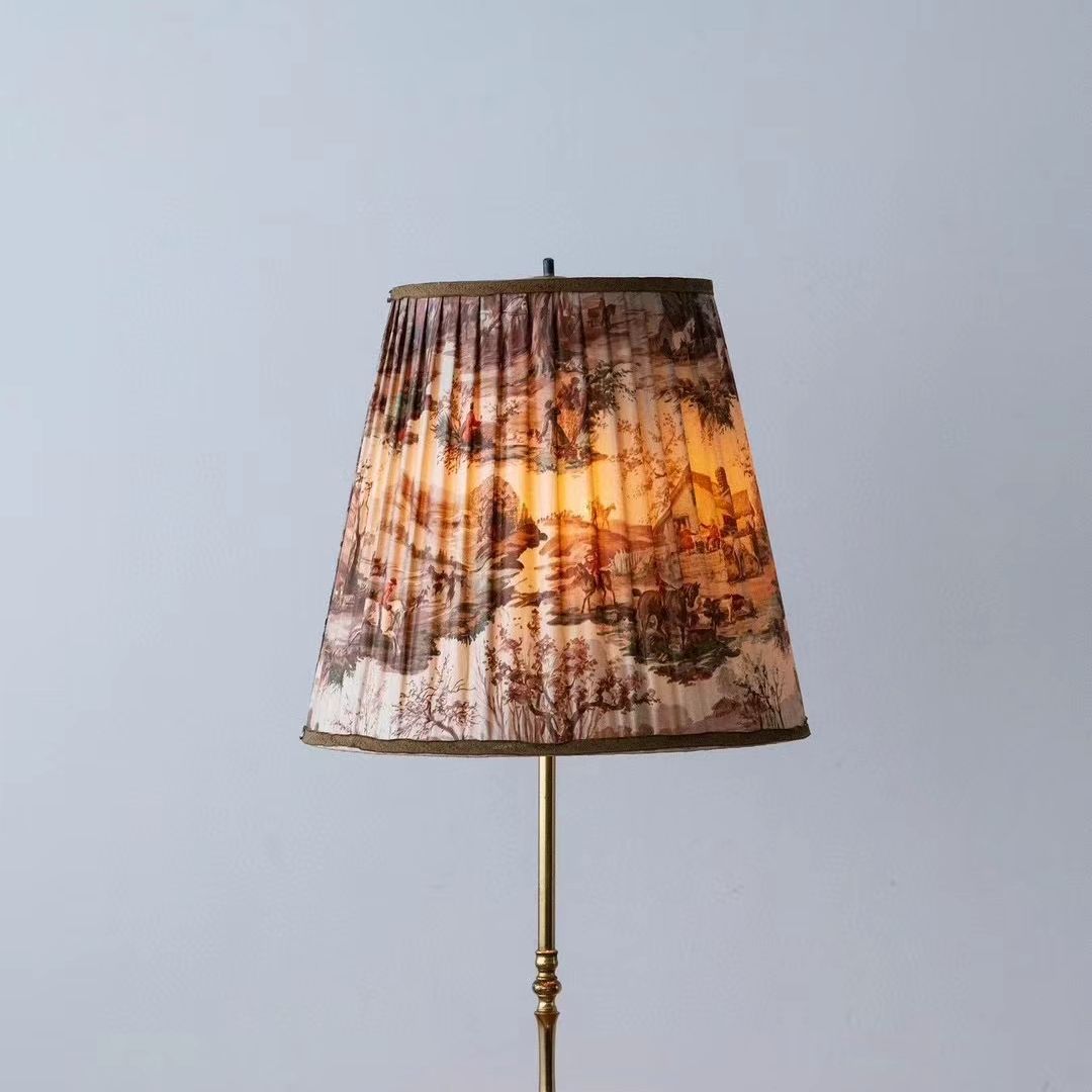 brass floor lamp